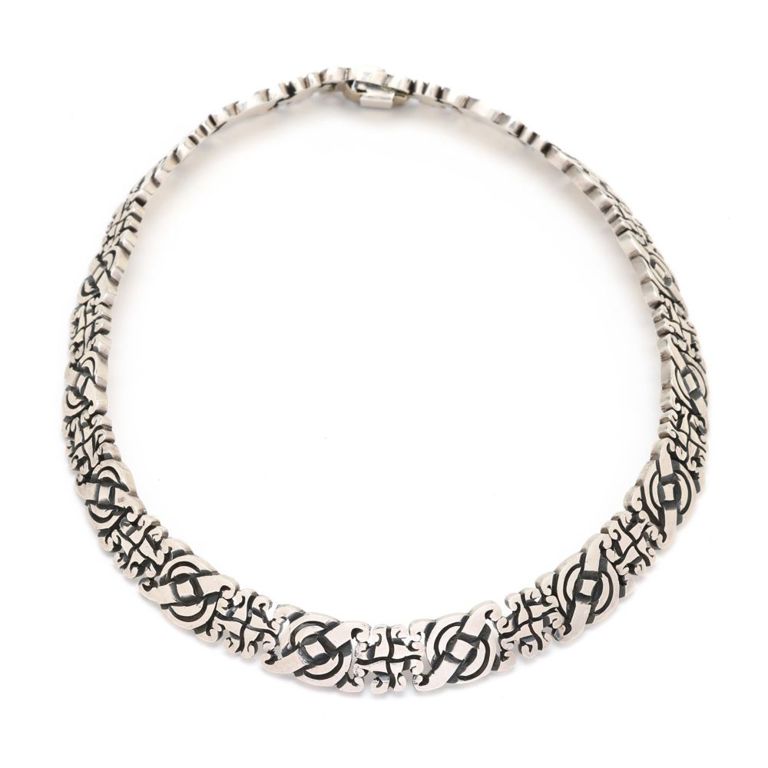 Sterling Silver Choker Necklace