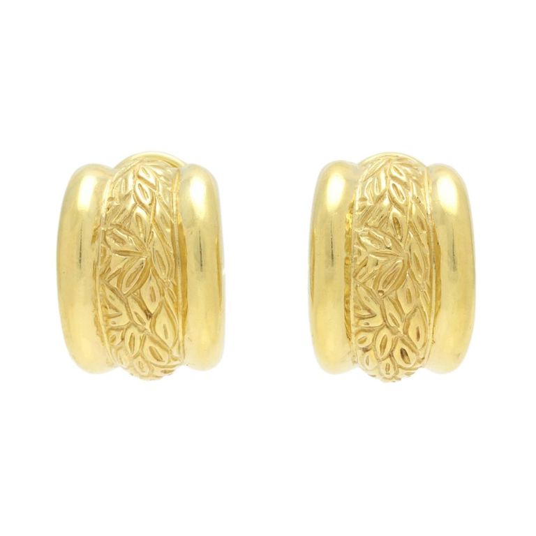Gold Half Hoop Earrings