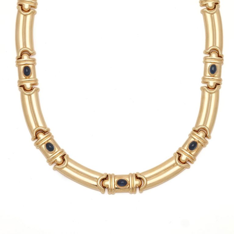Gold and Gem-Set Necklace