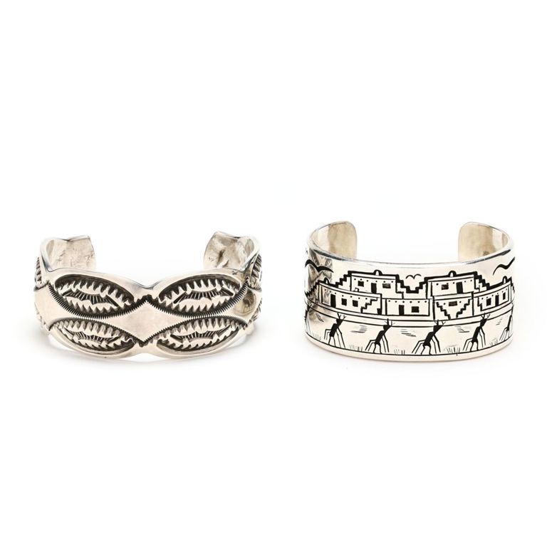 Southwestern Silver Cuff Bracelets