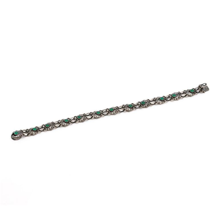 Sterling Silver Chalcedony Bracelet