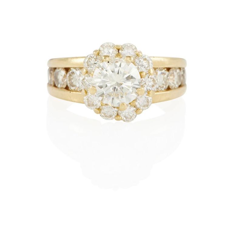 18k Gold Diamond Ring
