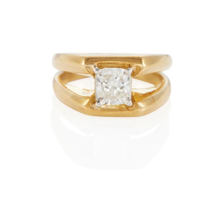 18k Gold Diamond Ring