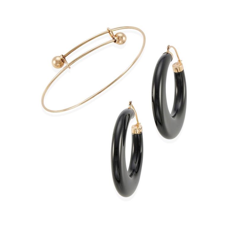 14k Gold and Onyx Jewelry