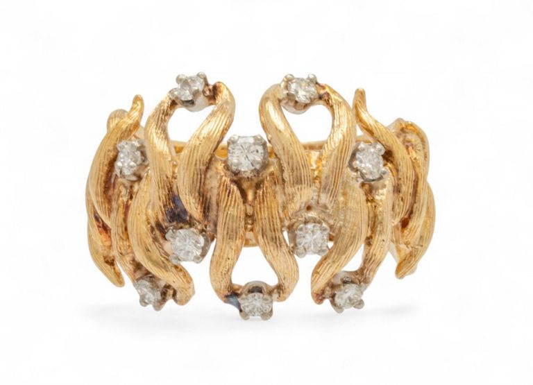 14k Gold Diamond Ring