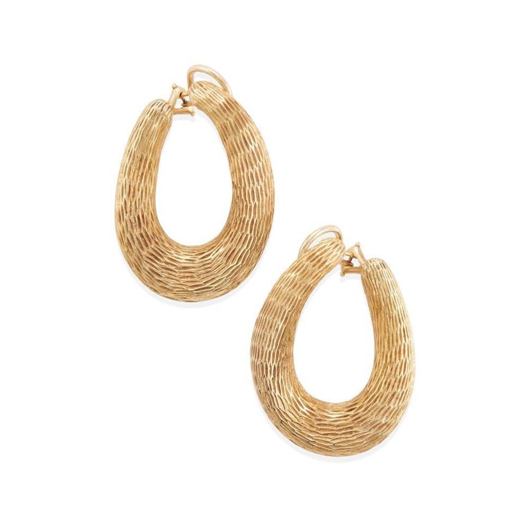 14k Gold Hoop Earclips