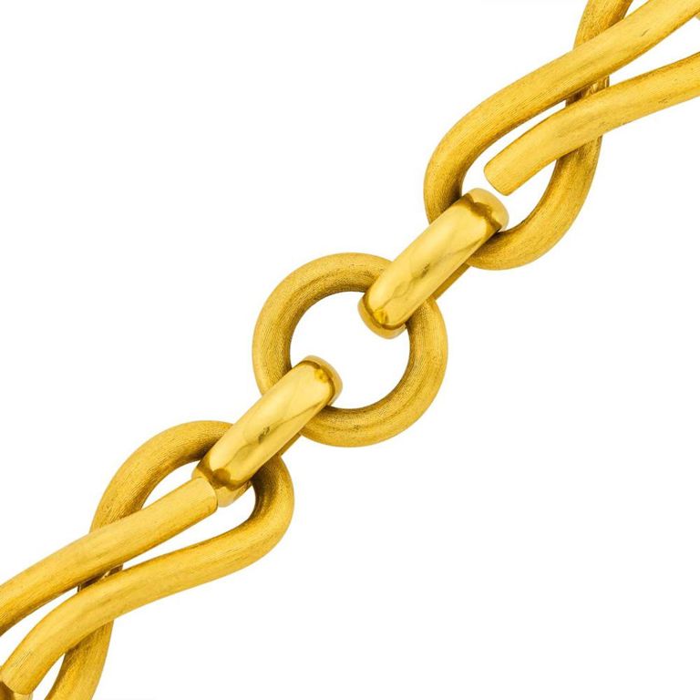 18k Gold Link Bracelet