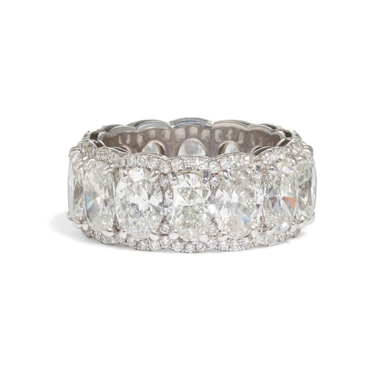18k White Gold Diamond Eternity Band