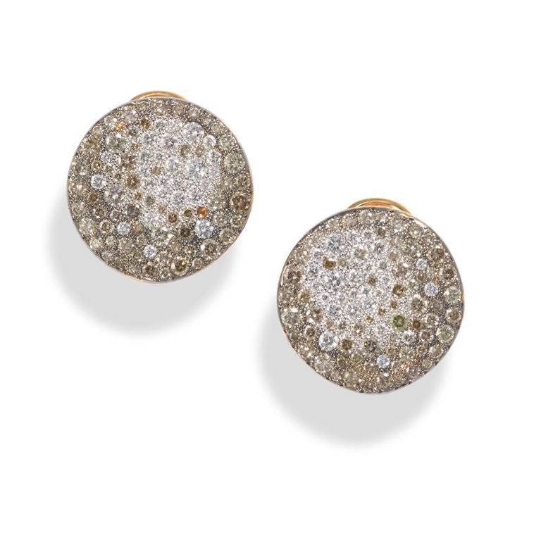 Diamond and Colored Diamond Earclips