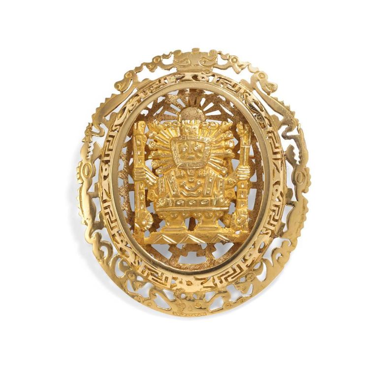 18k Gold Pendant/Brooch