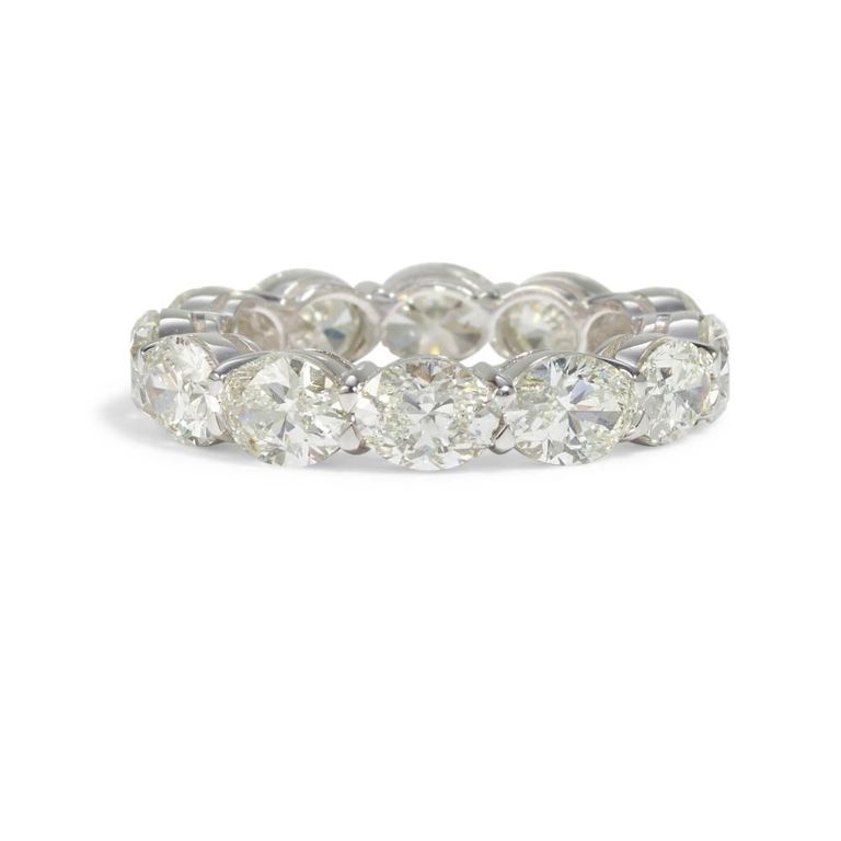 18k White Gold Diamond Eternity Band