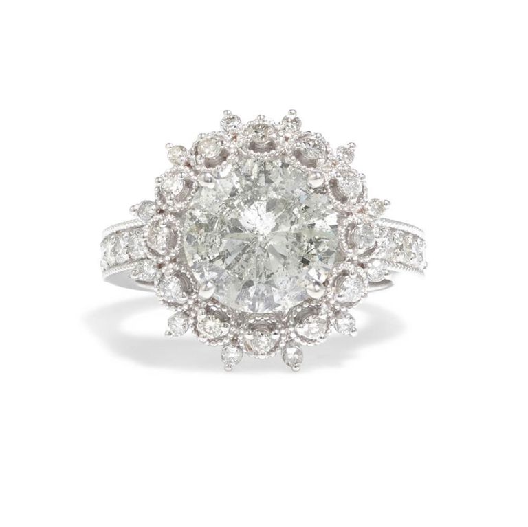 18k White Gold Diamond Ring
