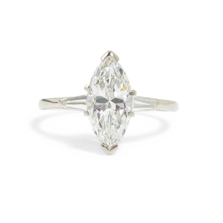 Platinum Diamond Solitaire Ring