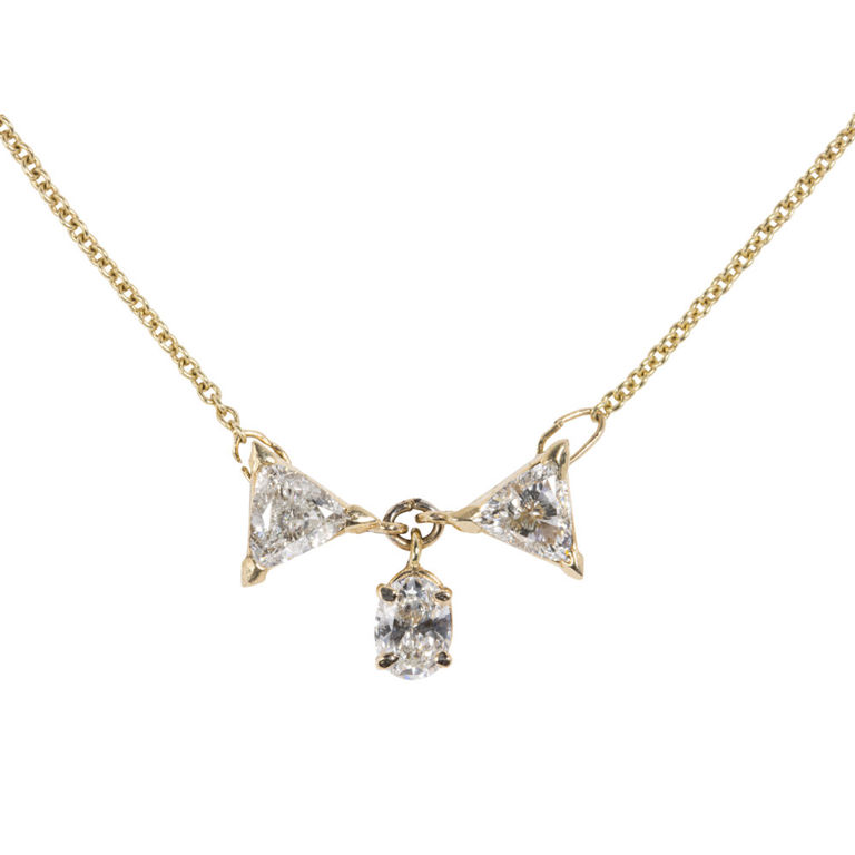 14k Gold Diamond Necklace