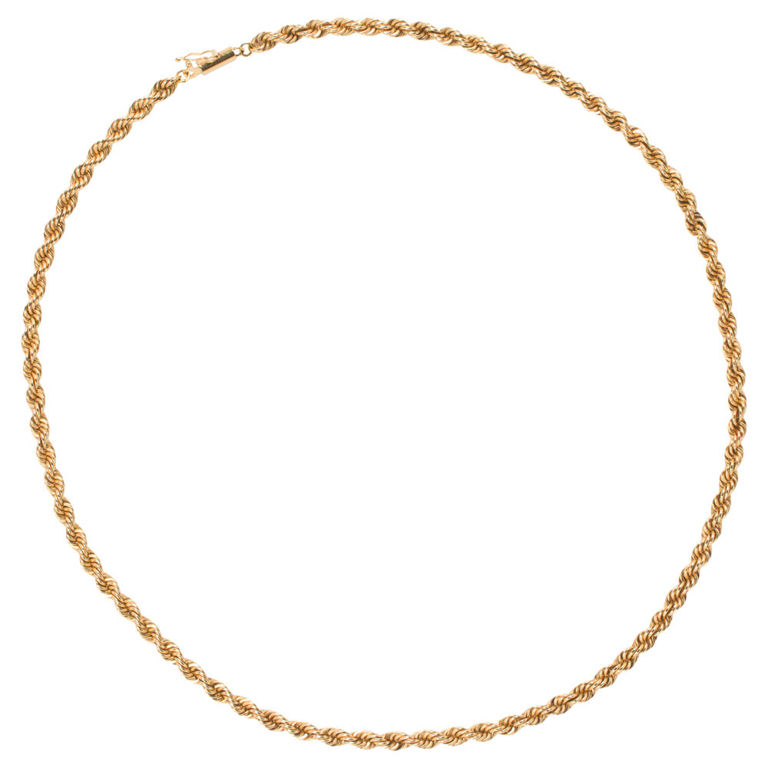 14k Gold Rope Chain