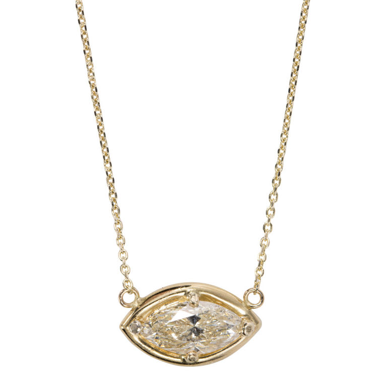 14k Gold Diamond Necklace
