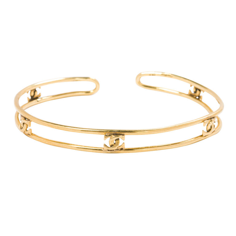18k Gold Cuff Bangle