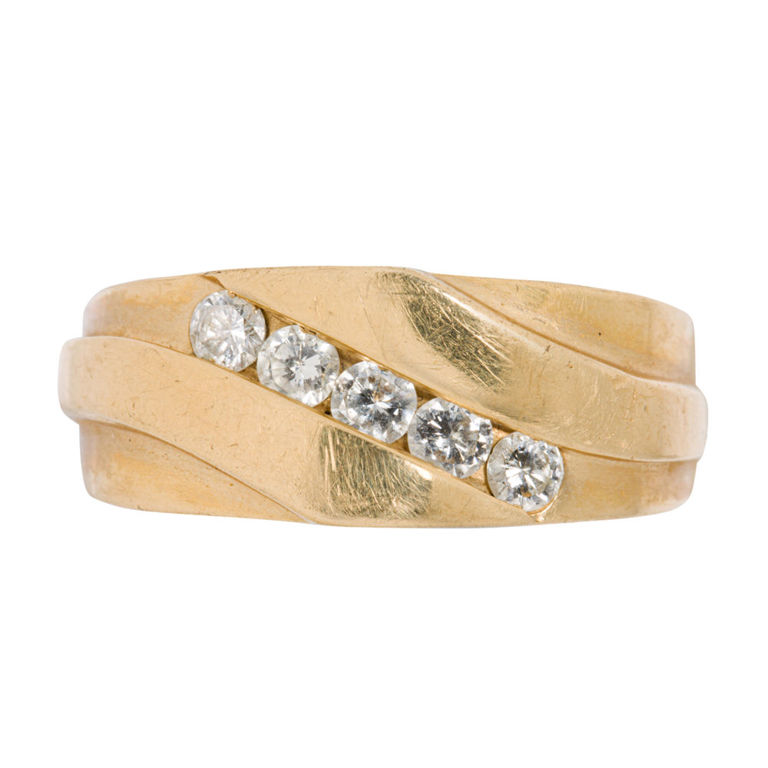 14k Gold Diamond Ring