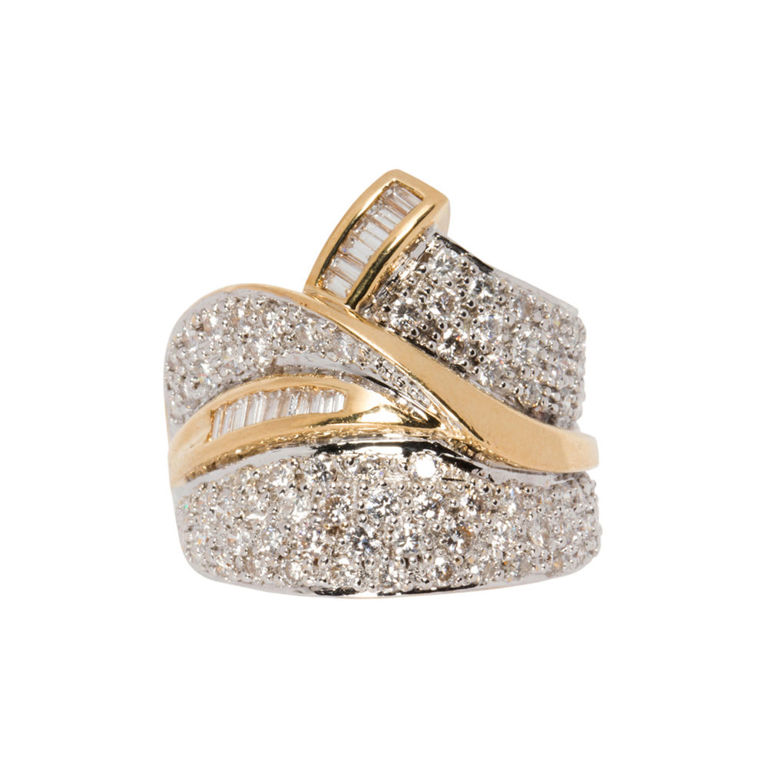 14k Gold Diamond Ring