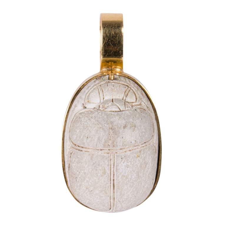 14k Gold Scarab Pendant