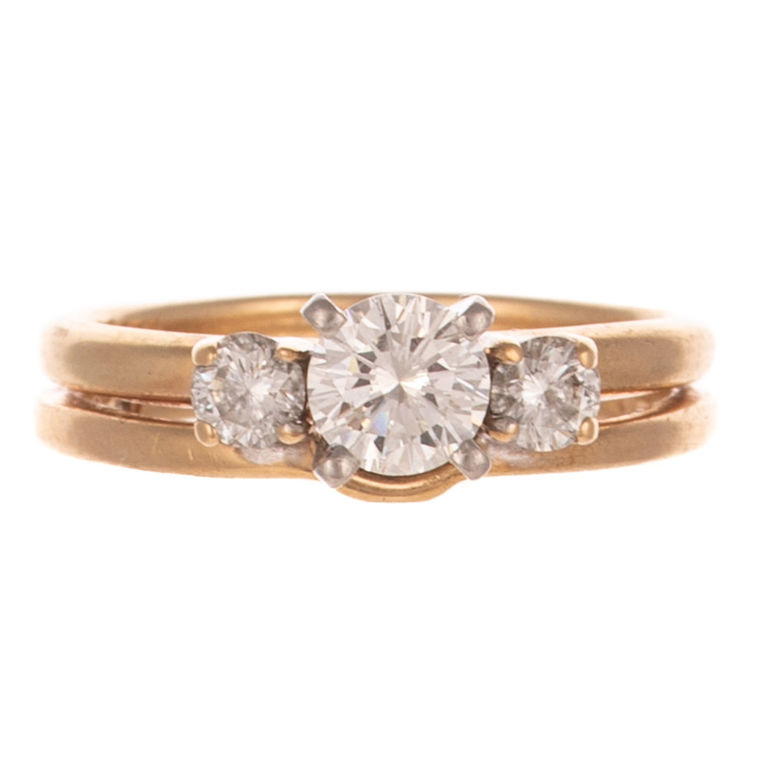 14k Yellow Gold Diamond Ring