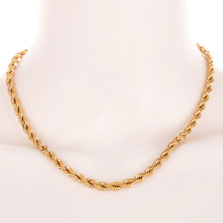 14k Yellow Gold Chain Necklace