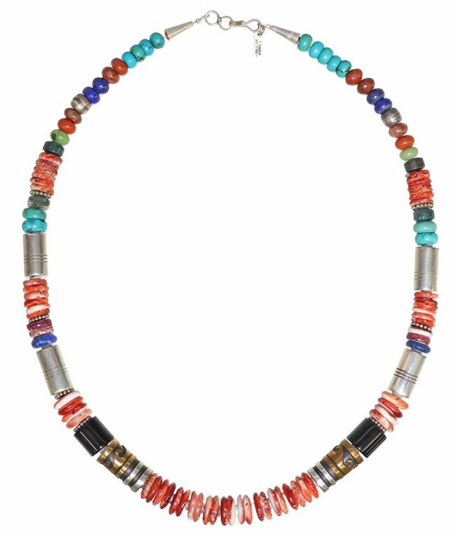 Sterling Silver Spiny Oyster Shell Necklace
