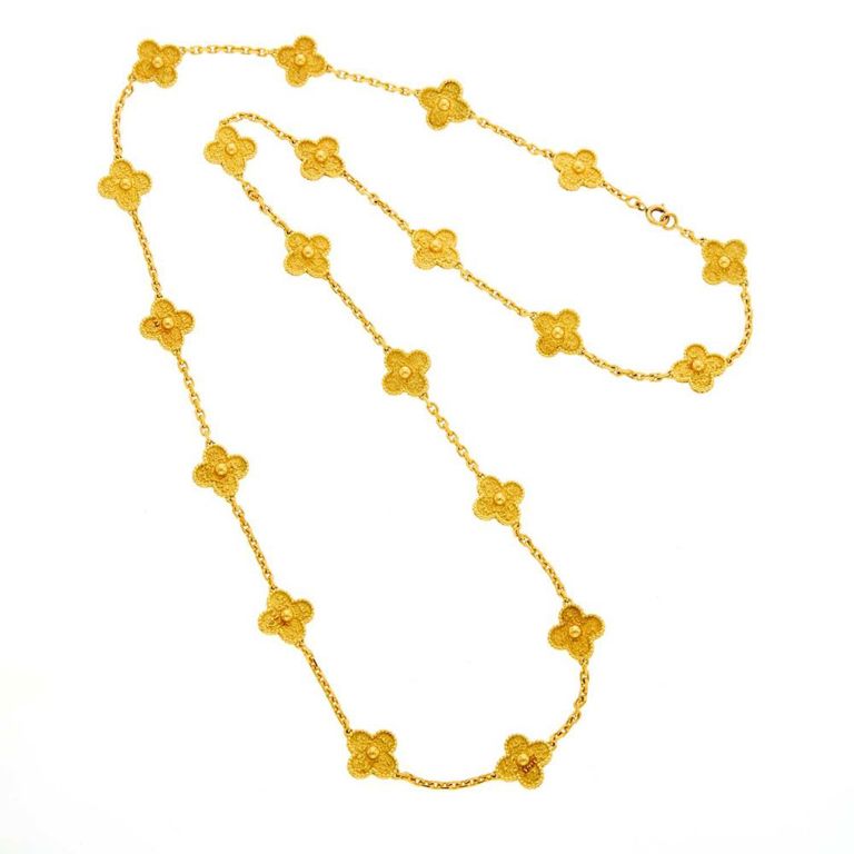 18k Gold Link Necklace