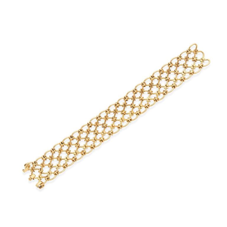 Gold Mesh Bracelet