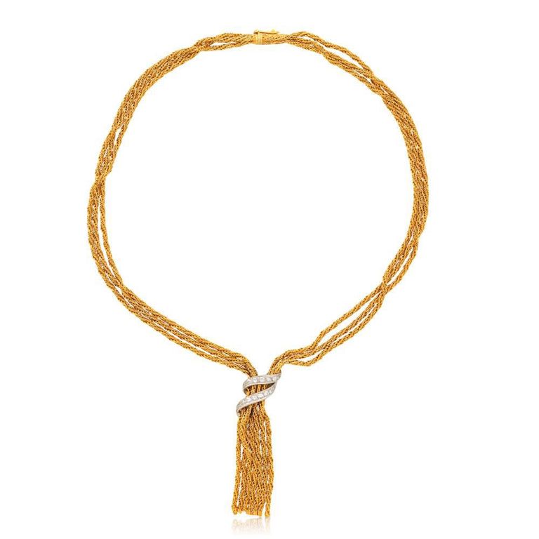 18k Gold Diamond Necklace