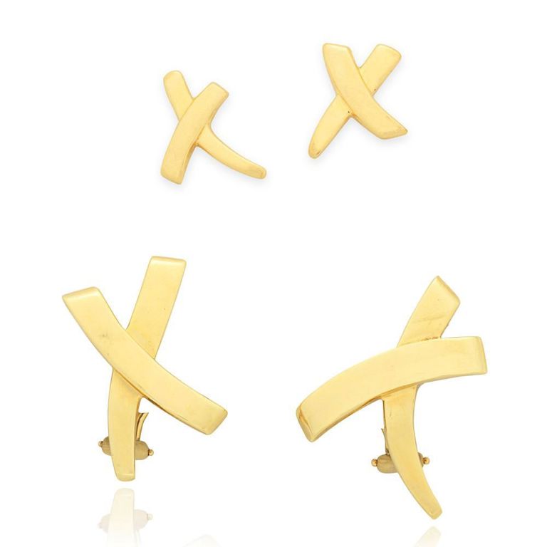 Pair of 18k Gold Earrings