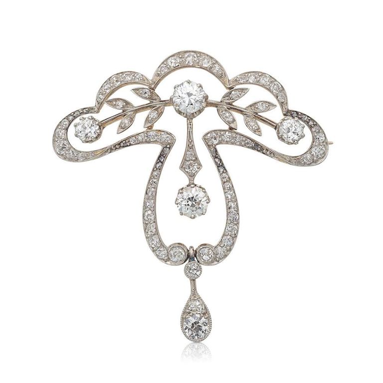 Diamond Brooch