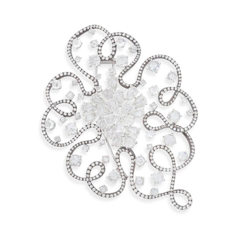 Diamond Set Brooch