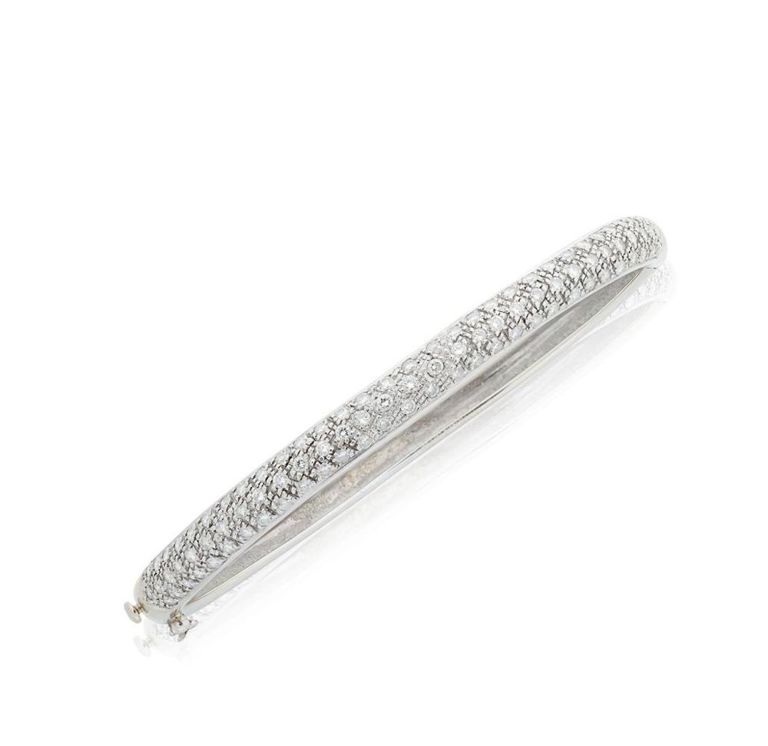 Diamond Gold Bangle