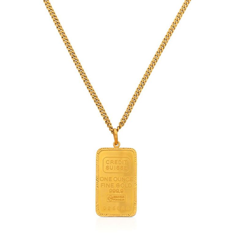 Gold Pendant Necklace