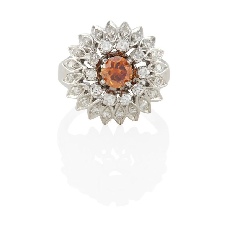 14k White Gold Diamond Ring