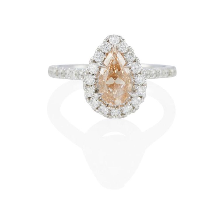 14k White Gold Diamond Ring