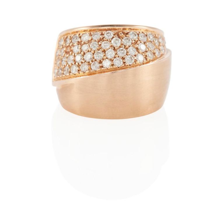 14k Rose Gold Diamond Ring
