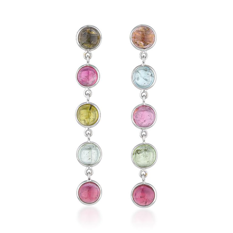 Multi-Color Tourmaline Earrings