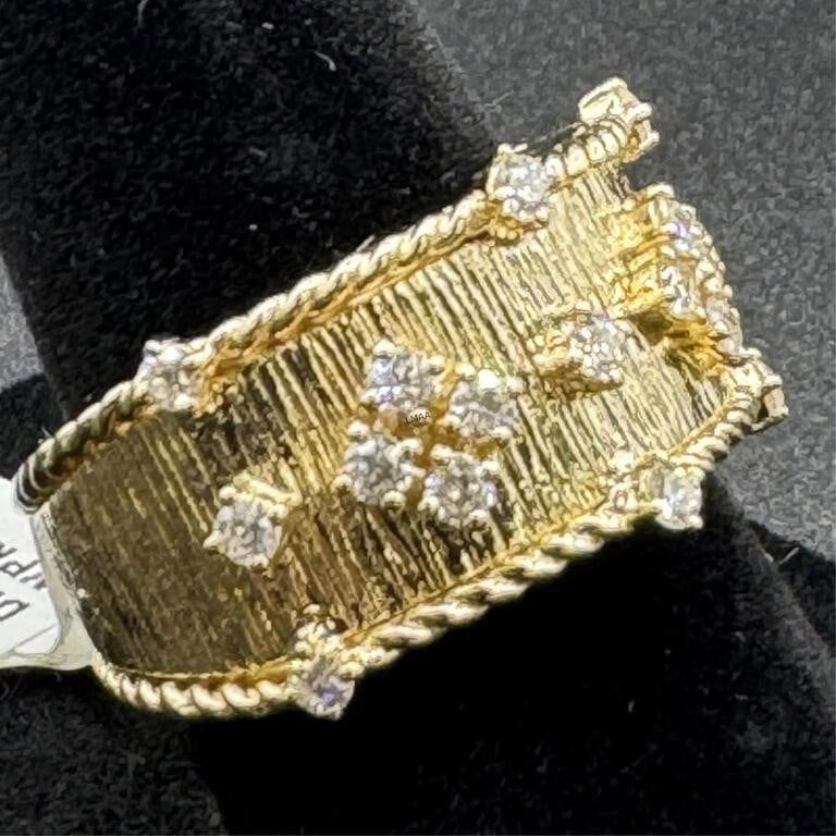 14k Yellow Gold Diamond Ring