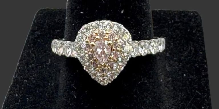 18k Two-Tone Gold Diamond Ring