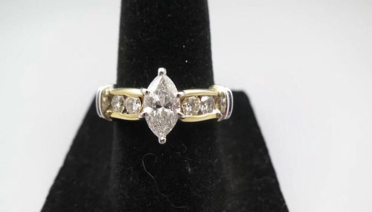 14k Yellow Gold Diamond Ring