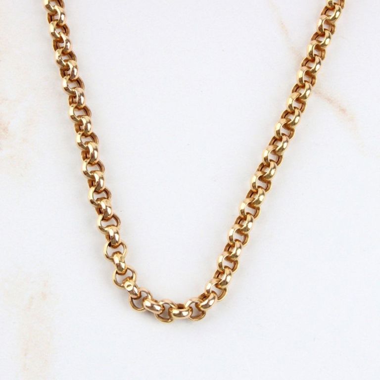 14k Yellow Gold Chain Necklace