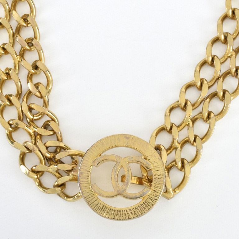 Gold-Plated Chain Necklace