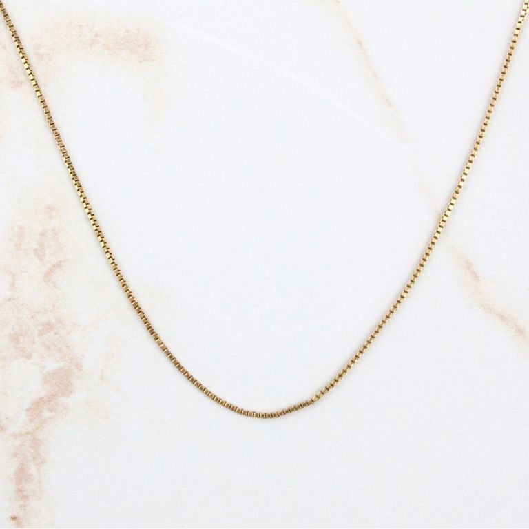 18k Yellow Gold Chain Necklace