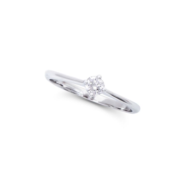 14k White Gold Diamond Ring