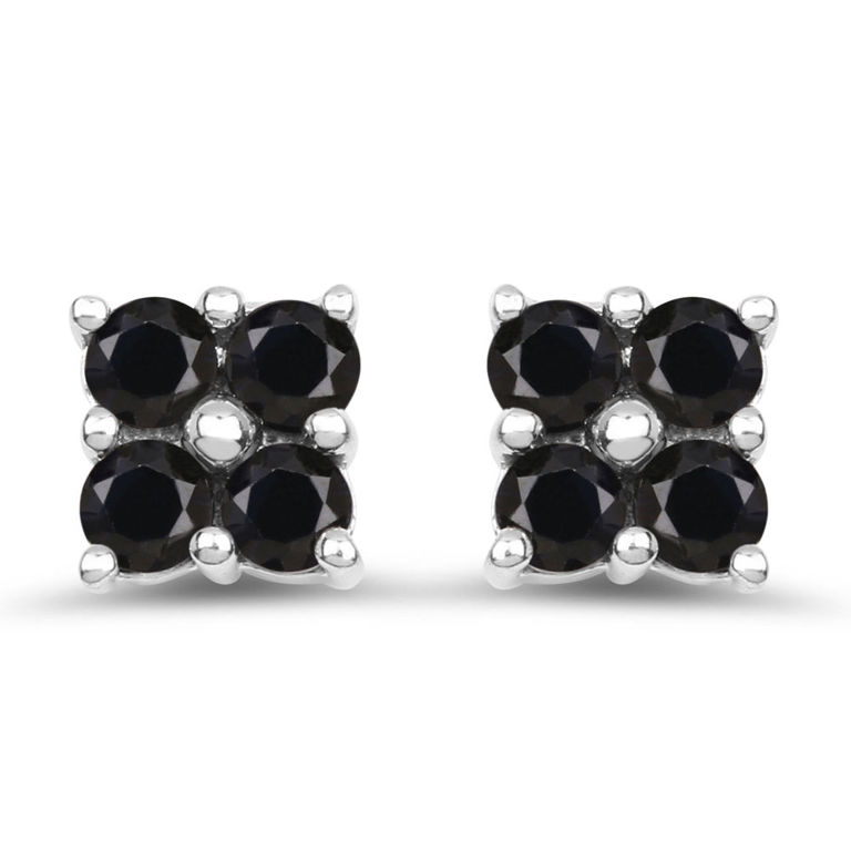 Black Sapphire Earrings
