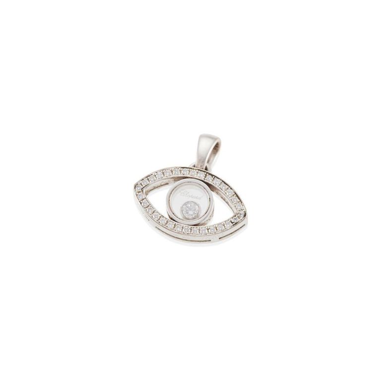 Diamond and Synthetic Sapphire Pendant