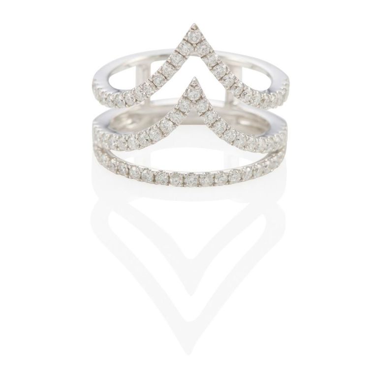 18k White Gold Diamond Ring