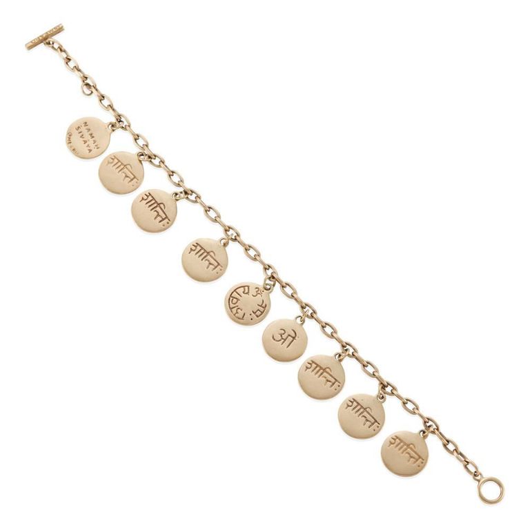 10k Rose Gold Charm Bracelet